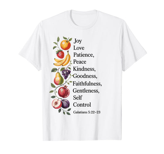 Awesome Galatians Fruit Of The Spirit Religious Verses T-Shirt
