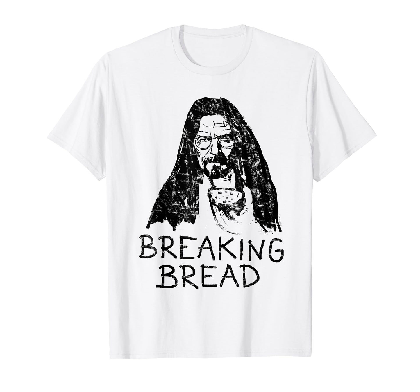 Jesus Funny Breaking Bread Christ Cross Faith Christ T-Shirt