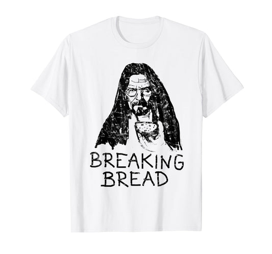 Jesus Funny Breaking Bread Christ Cross Faith Christ T-Shirt