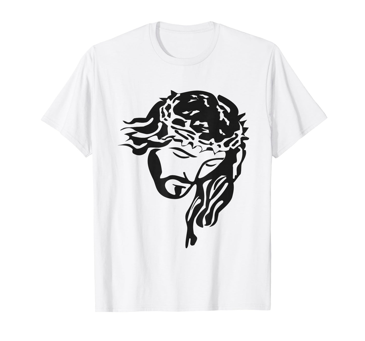 Face of Jesus Christ w/ Crown of Thorns (Christian T-Shirt) T-Shirt