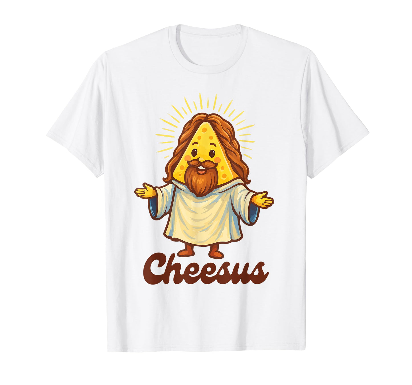 Christian Jesus God Lover Religious Funny Cheese Cheesus T-Shirt