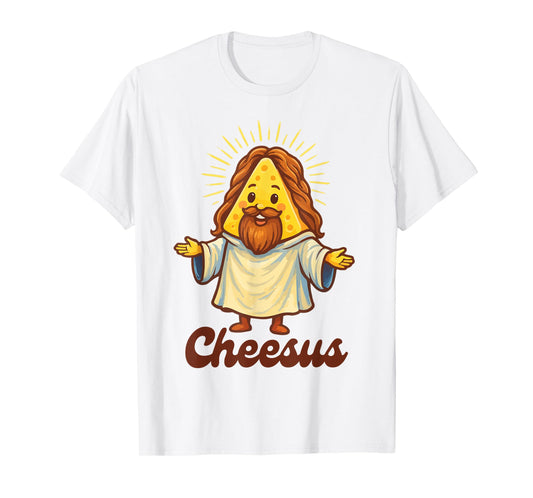 Christian Jesus God Lover Religious Funny Cheese Cheesus T-Shirt