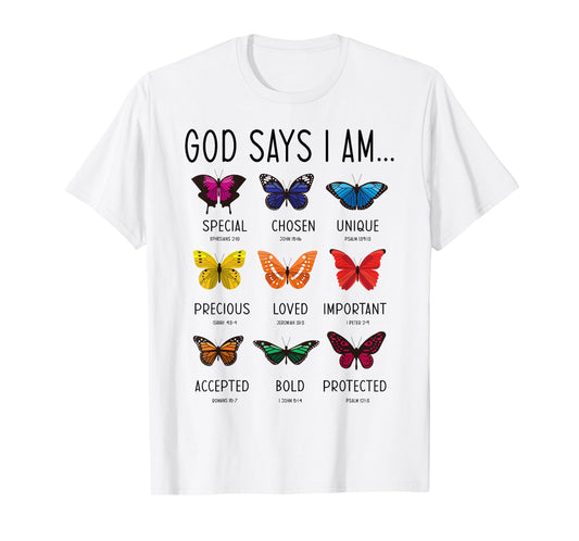 god says i am special Bible Verse Religious Christian T-Shirt