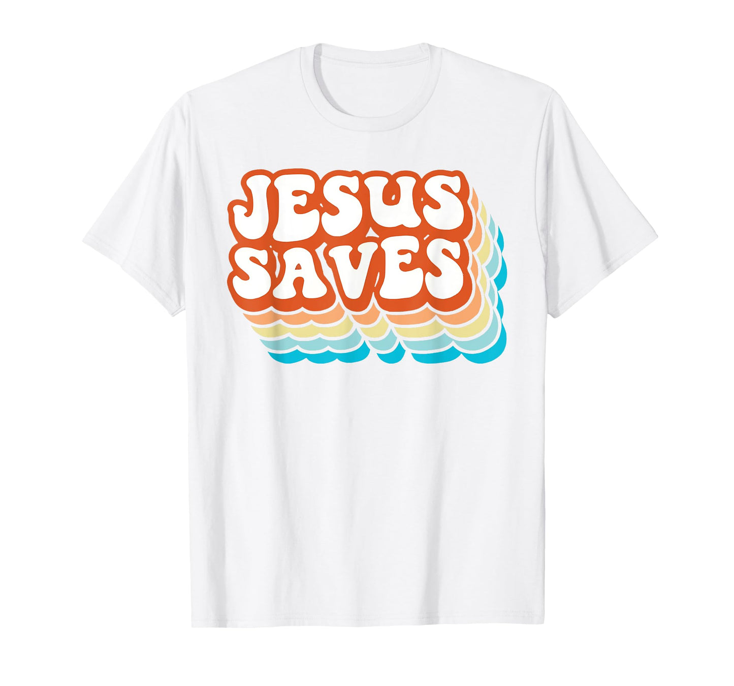 Jesus Saves Christian Cross God Faith Bible Religious Pray T-Shirt