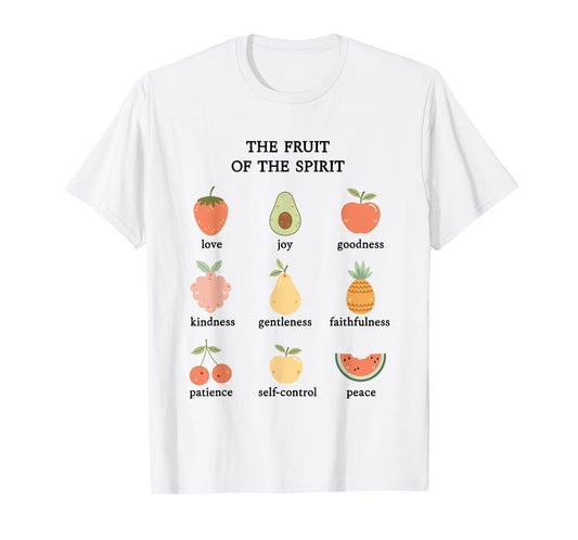 Fruit of the Spirit Cute Christian Girl Aesthetic T-Shirt