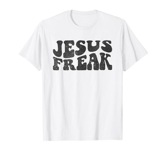 Jesus Freak Funny Christian Retro Vintage Bible Study Cute T-Shirt