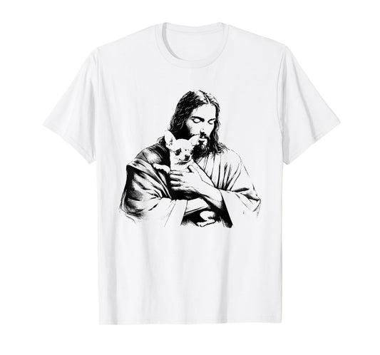 Jesus Chihuahua Dog - Funny Christian Religious Dog Lover T-Shirt