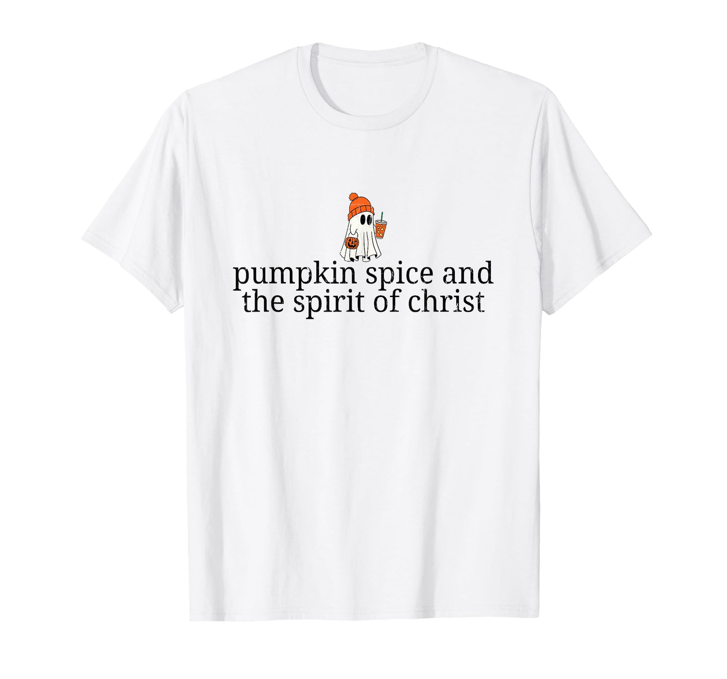 Pumpkin Spice and The Spirit of Christ, Christian Halloween T-Shirt