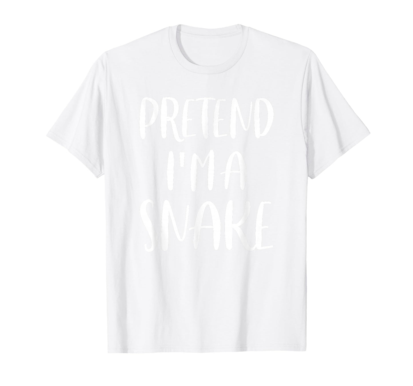 Pretend I'm A Snake Lazy Halloween Costume T-Shirt