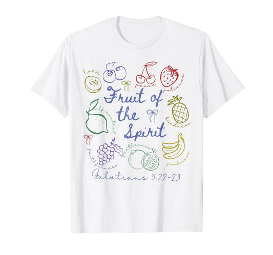 Fruit of The Spirit Christian Christianity Bible Verse Women T-Shirt