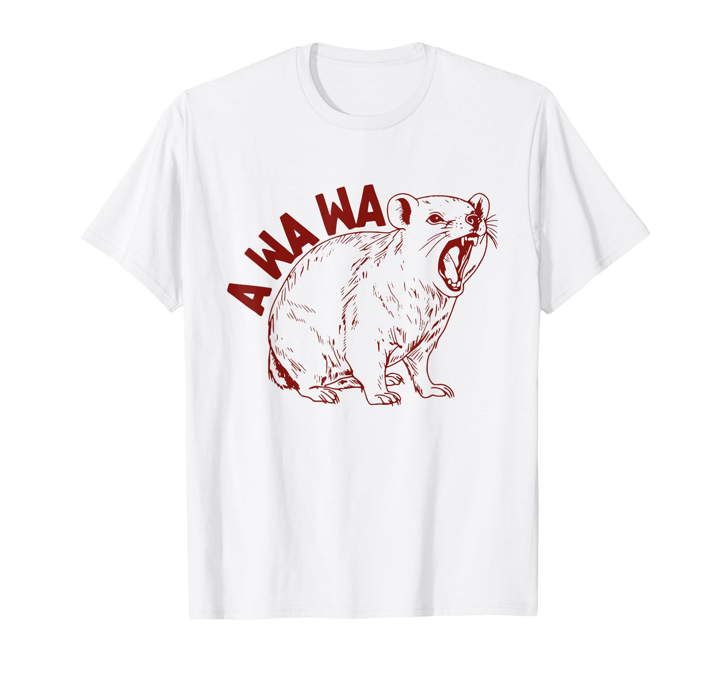 Rock Hyrax Lover Awawa Funny Groundhog Dassi T-Shirt