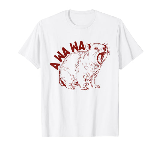 Rock Hyrax Lover Awawa Funny Groundhog Dassi T-Shirt