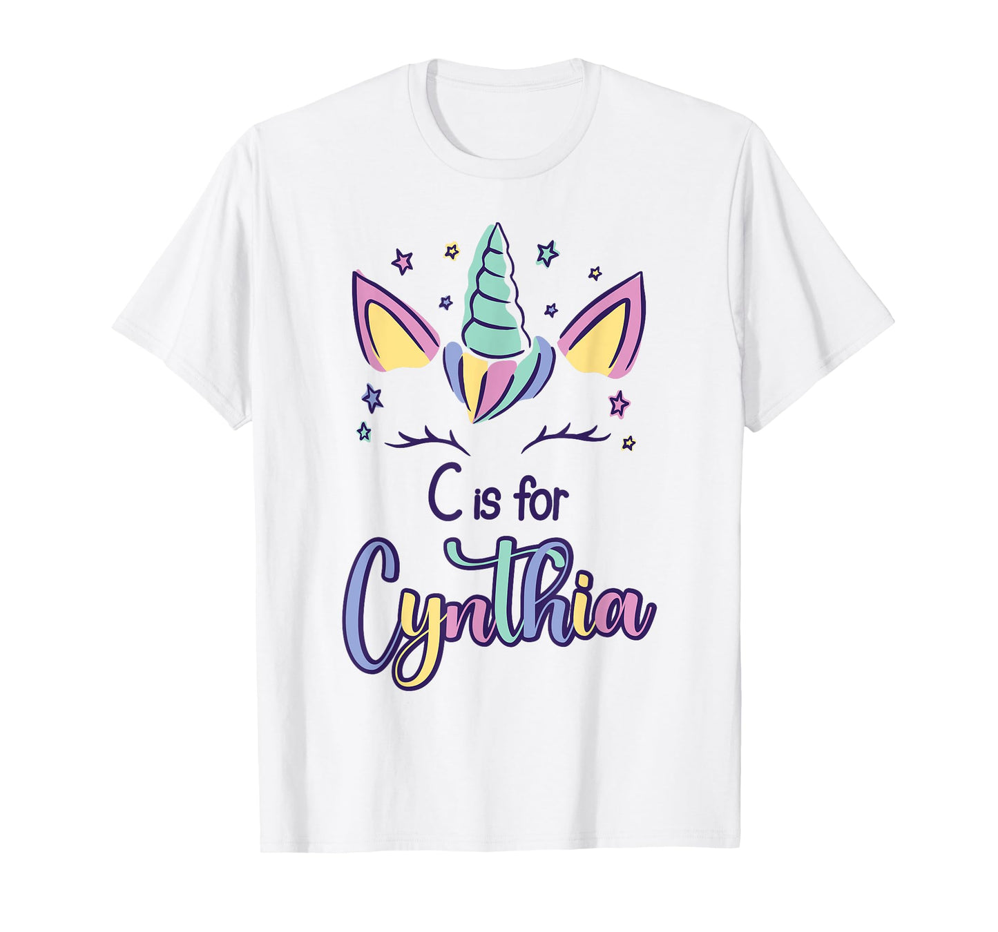 First Name Cynthia Personalized C Is For Cynthia T-Shirt