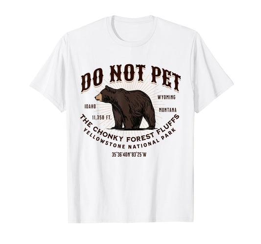 Yellowstone National Park Black Bear Funny Souvenir T-Shirt