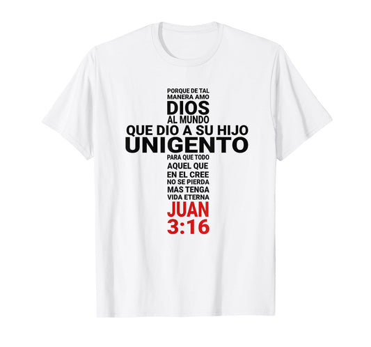 Playera Camisa Juan 3:16 John T-Shirt
