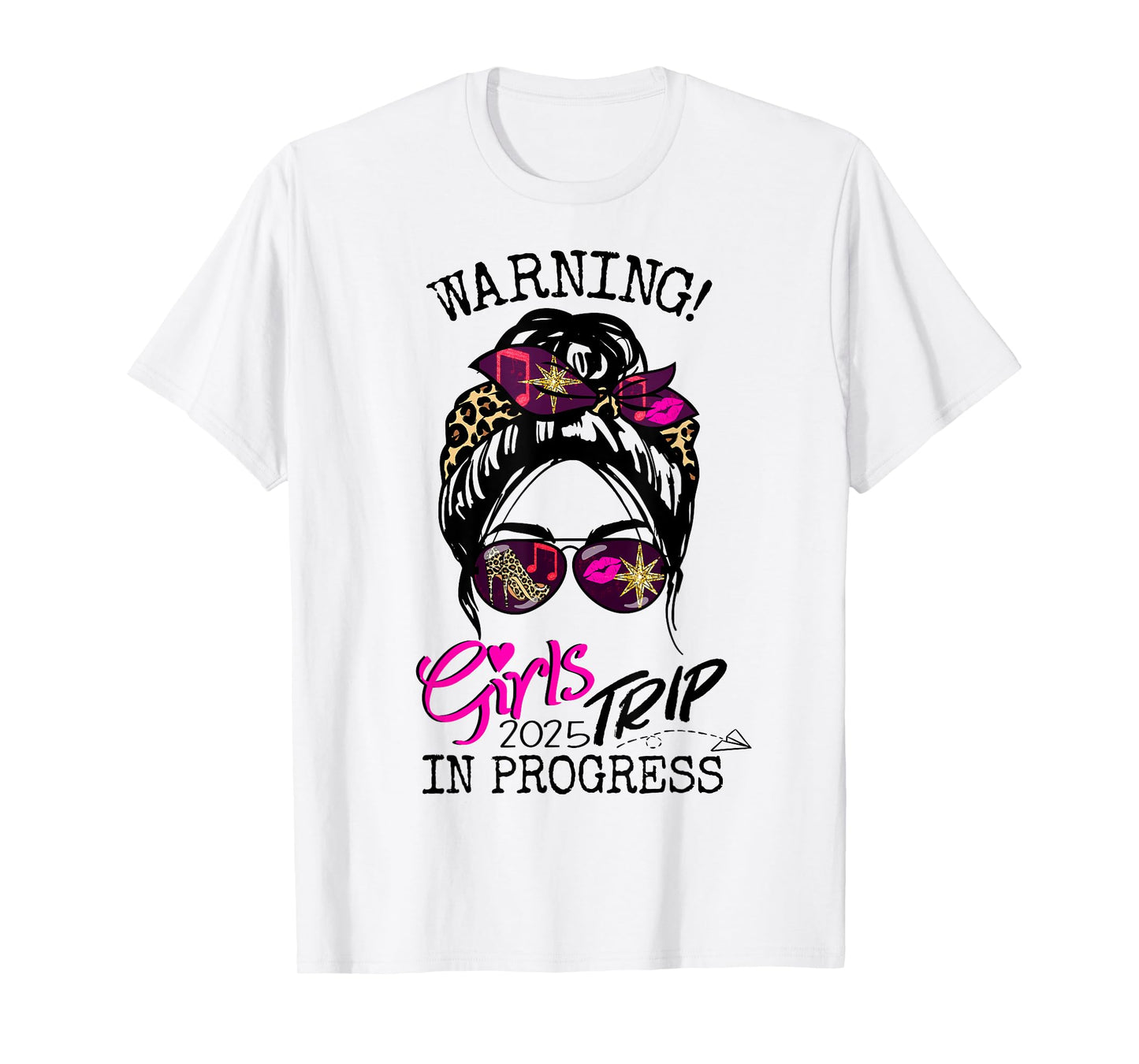 Girls Weekend Birthday Squad Warning Girls Trip In Progress T-Shirt