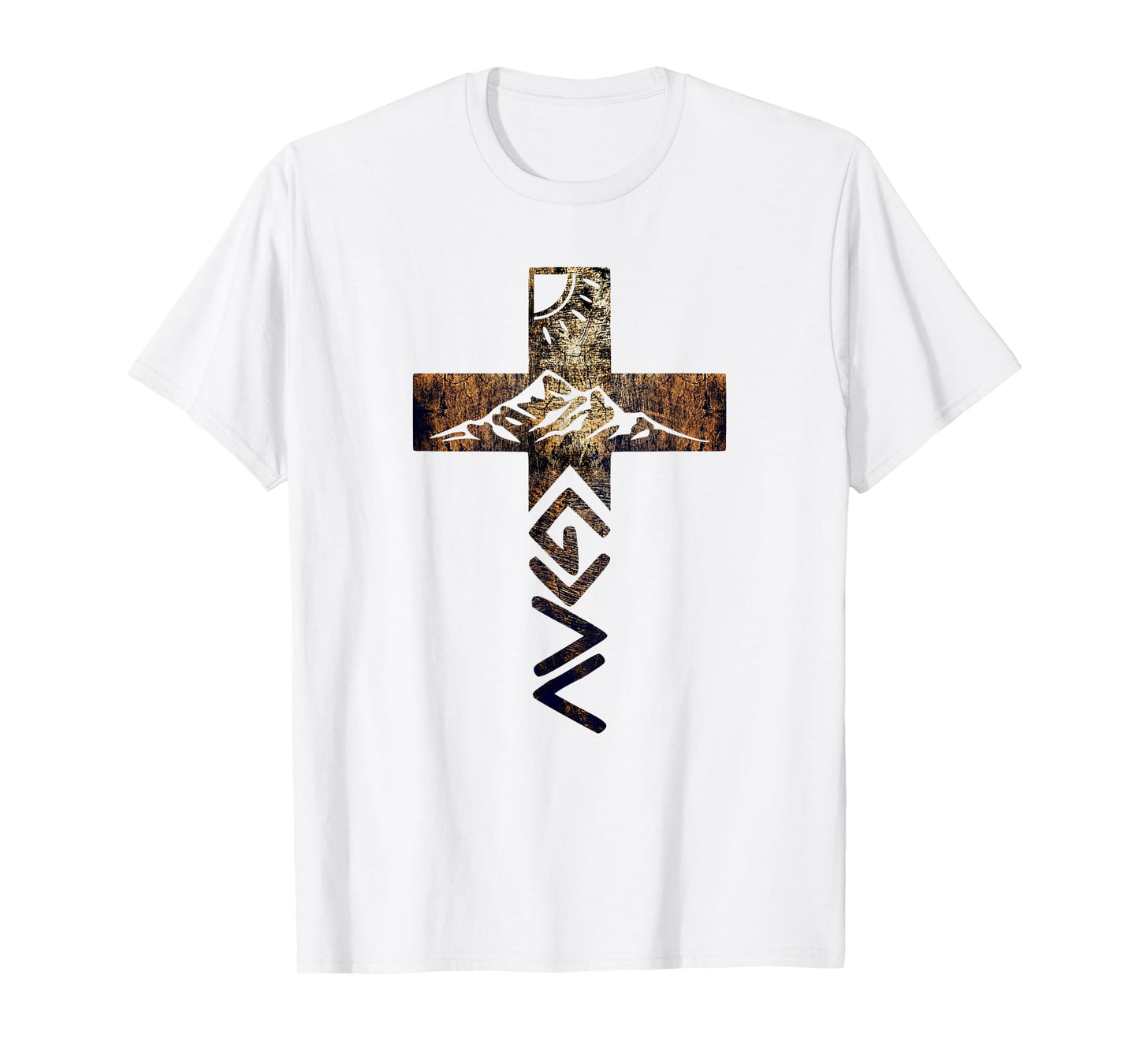 God Greater Than The Highs And Lows Cross for Christians T-Shirt