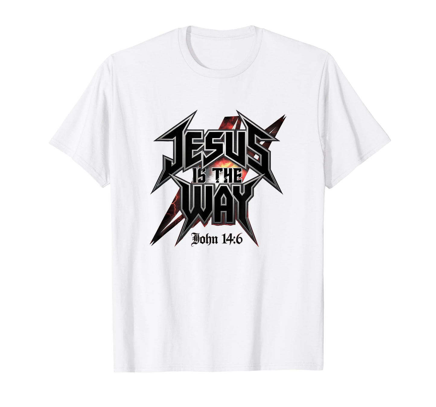 Jesus is The Way John 14:6 Christian Rock T-Shirt