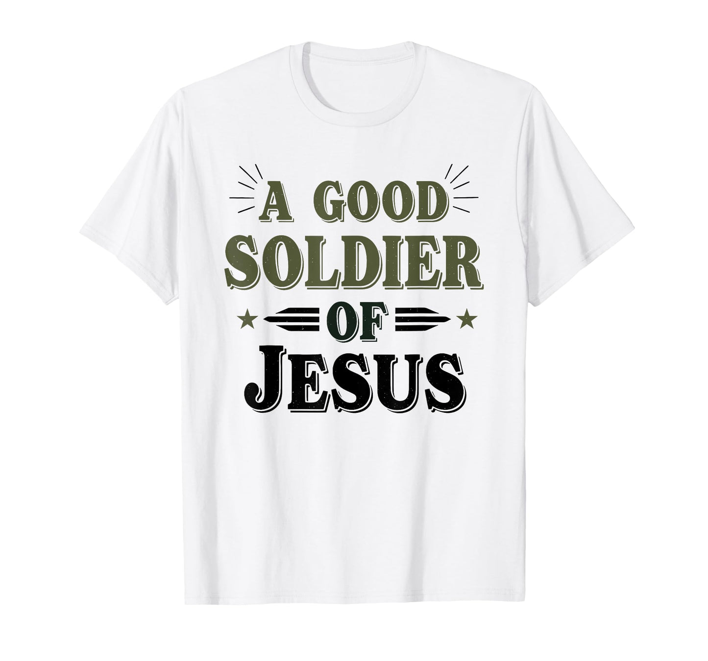 Funny A Good Soldier Of Jesus Christ Tee T-Shirt