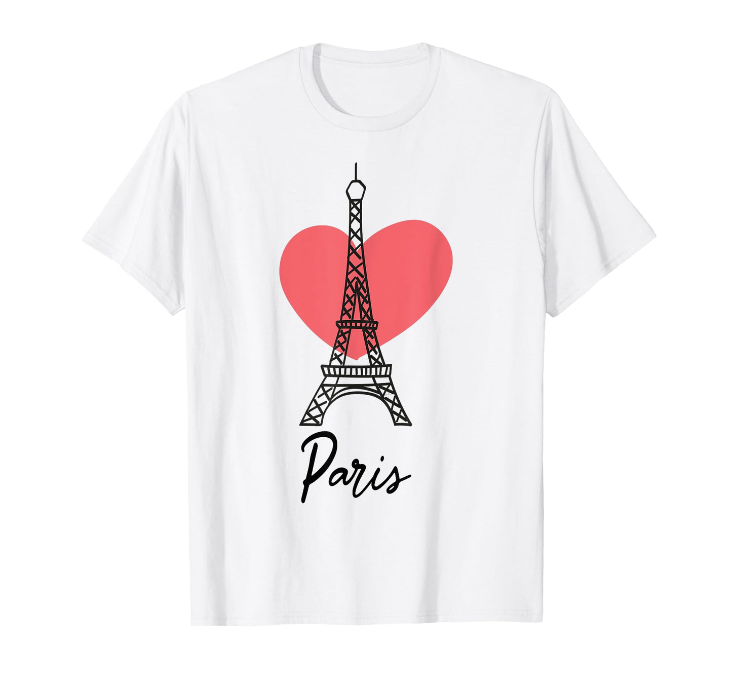 Eiffel Tower Paris Girls Guys Travel Holiday France Souvenir T-Shirt
