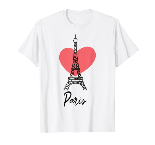 Eiffel Tower Paris Girls Guys Travel Holiday France Souvenir T-Shirt