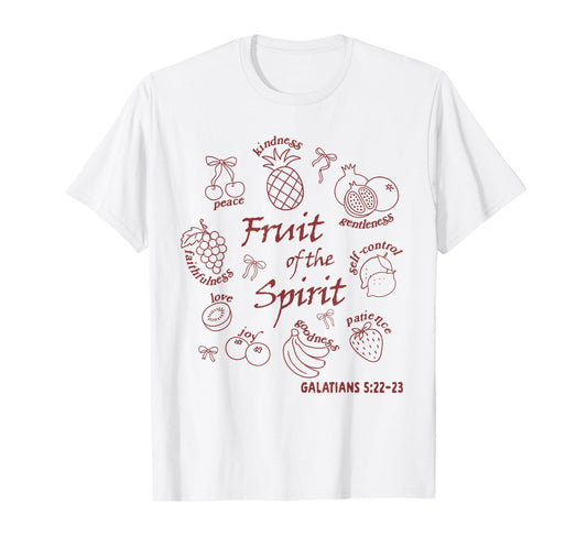 Christian Faith Jesus God Religious Fruit Of The Spirit T-Shirt
