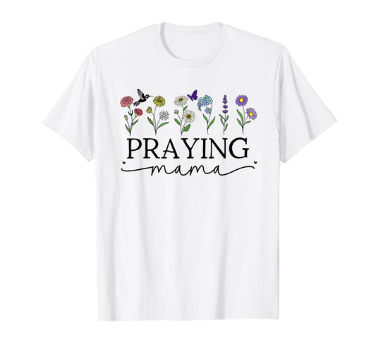 Praying Mama Shirt In My Praying Mom Era Mother Praying Mama T-Shirt