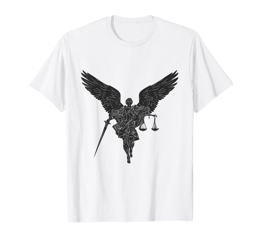 St Michael the archangel warrior of justice. Christian faith T-Shirt