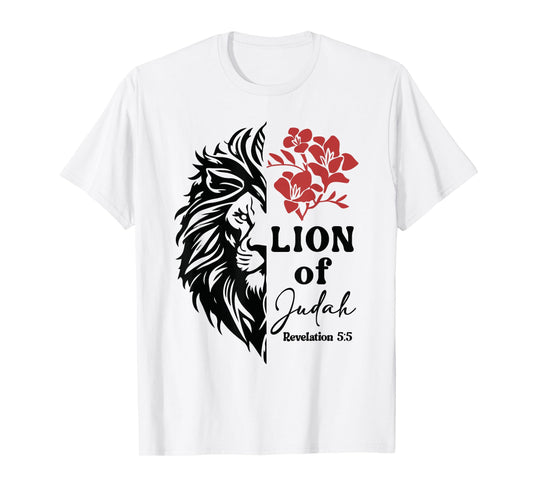 Jesus Lion Of Judah Faith God Christians T-Shirt
