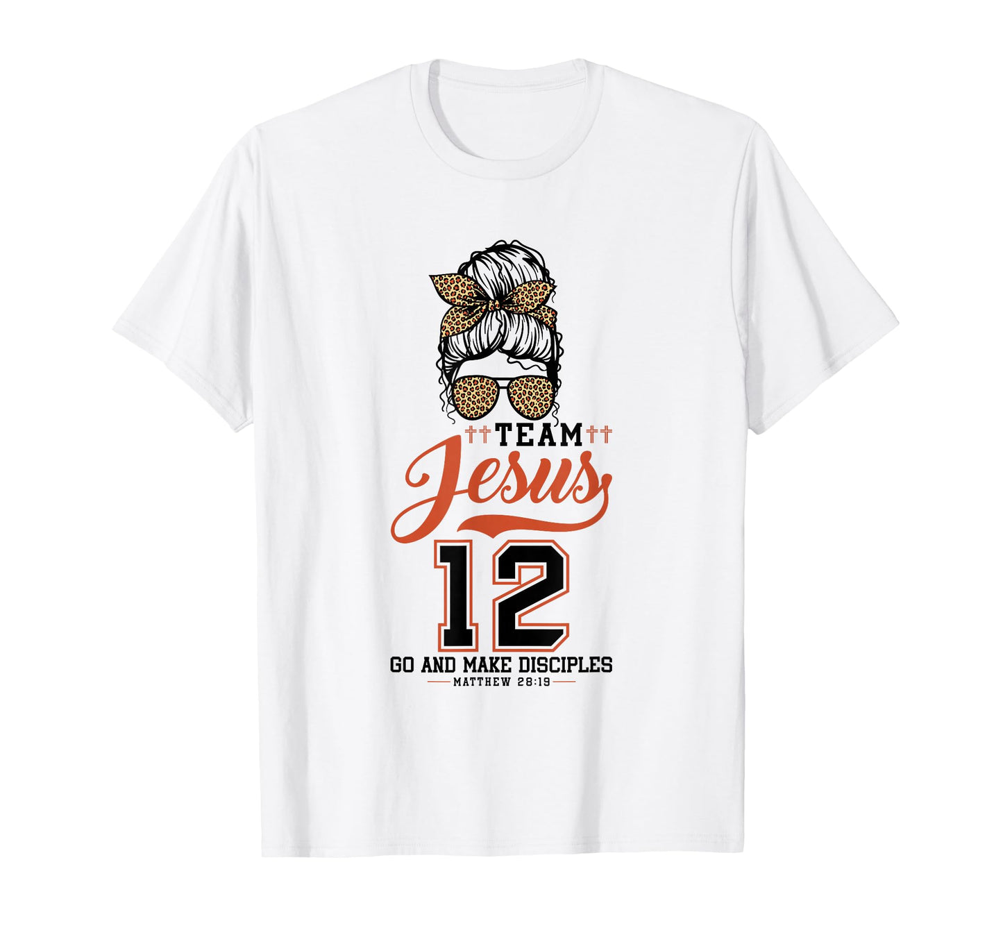 Jesus Baseball Team Jesus Christian Matthew 28:19 Verse T-Shirt