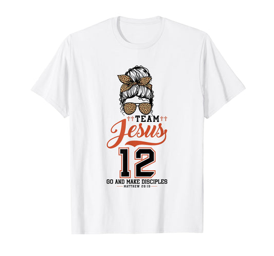 Jesus Baseball Team Jesus Christian Matthew 28:19 Verse T-Shirt