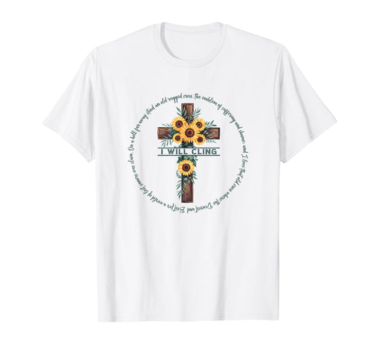 The Old Rugged Cross Christian Gift T-Shirt