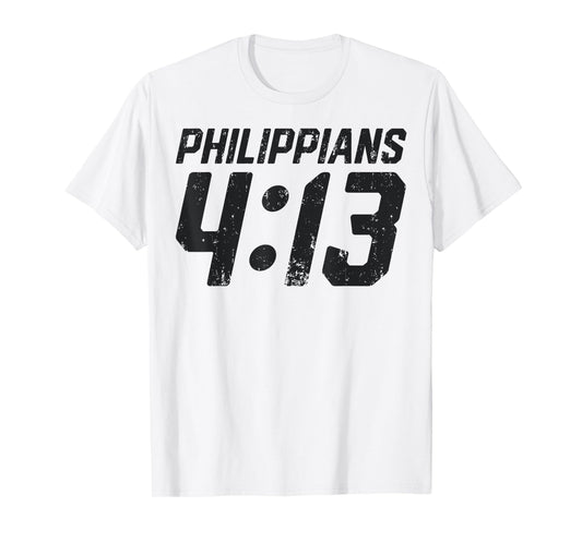 Philippians 4:13 Christian Bible Verse Men Women Religious T-Shirt