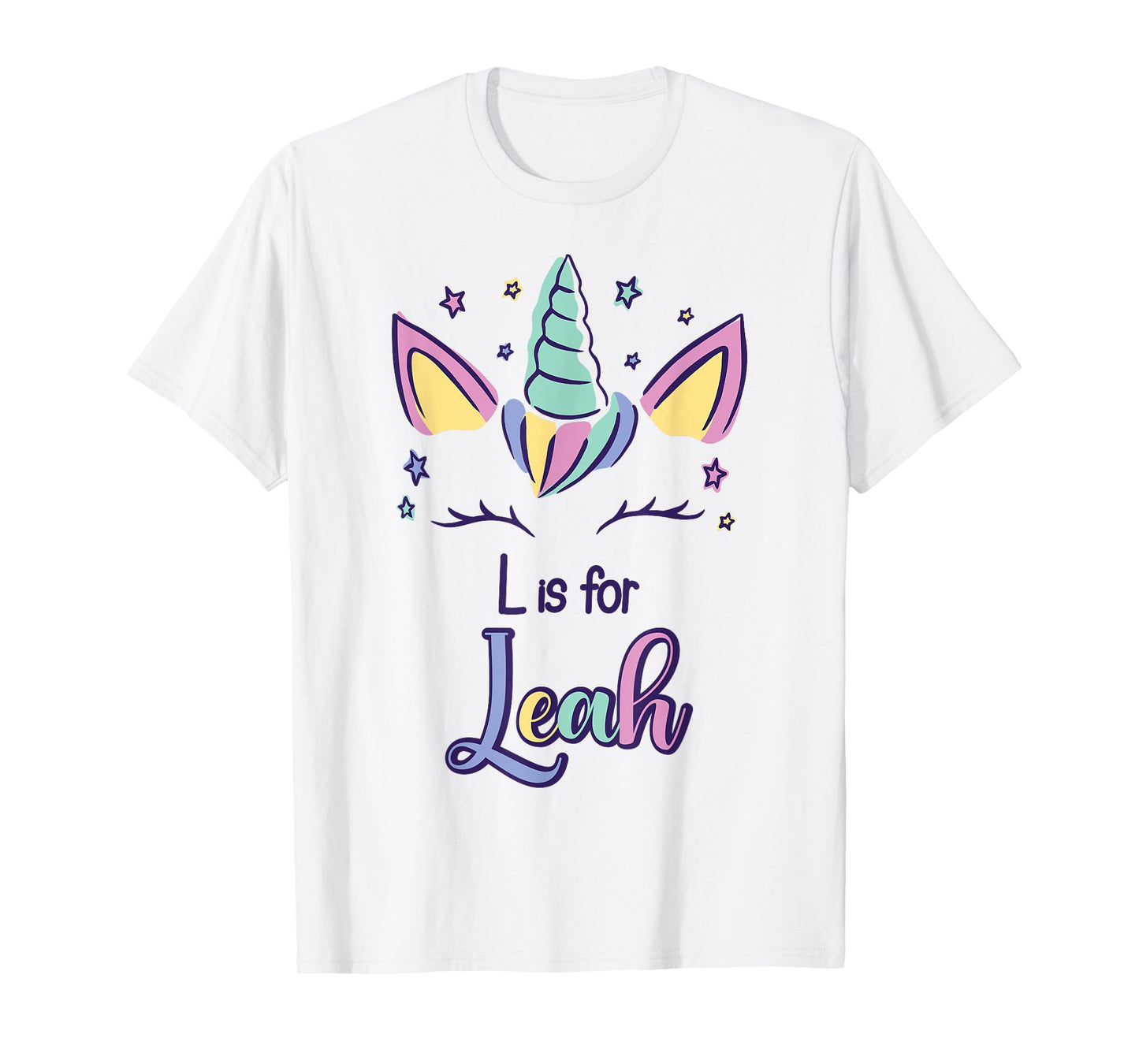 First Name Leah Personalized L Is For Leah T-Shirt