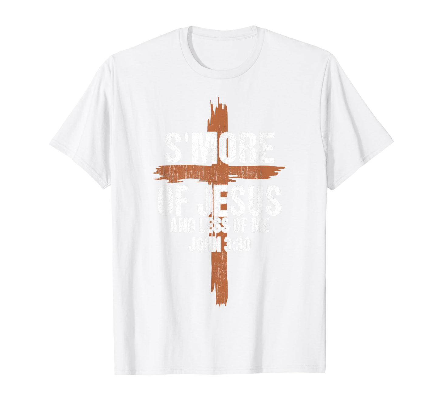 Women S'more Of Jesus And Less Of Me Funny Camping Christian T-Shirt