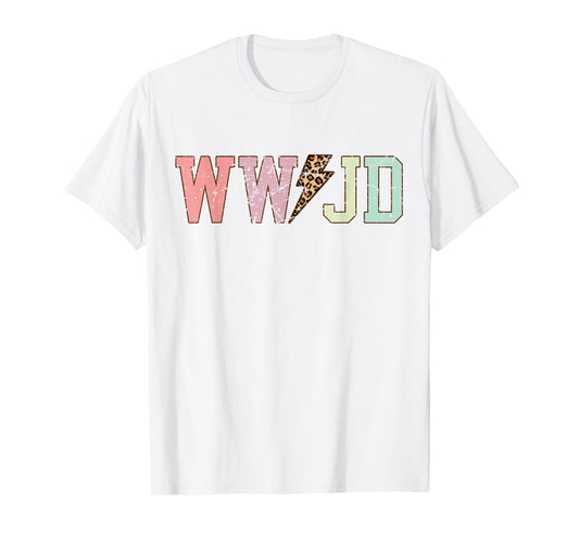 WWJD What Would Jesus Do Christian Bible Faith Vintage Cute T-Shirt
