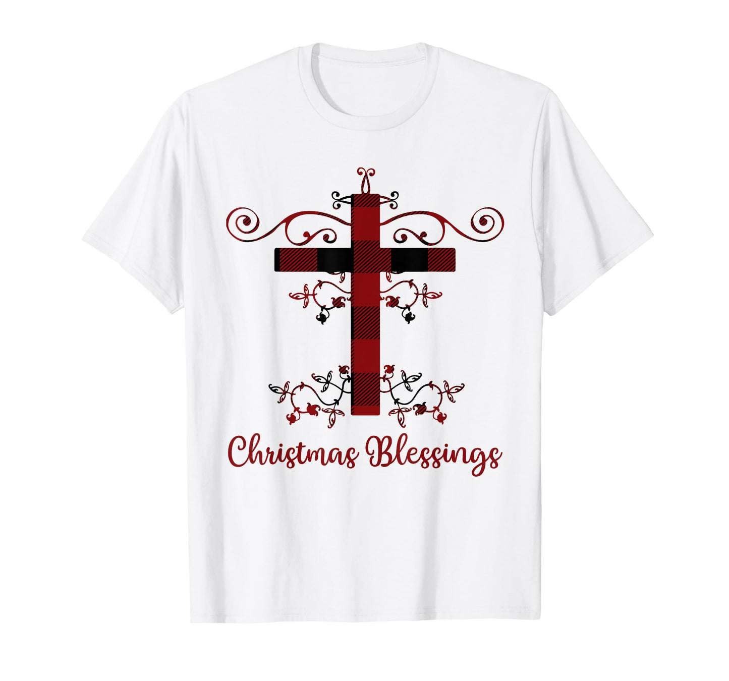 Christian Christmas Blessings Holiday Greetings Womens Gift T-Shirt
