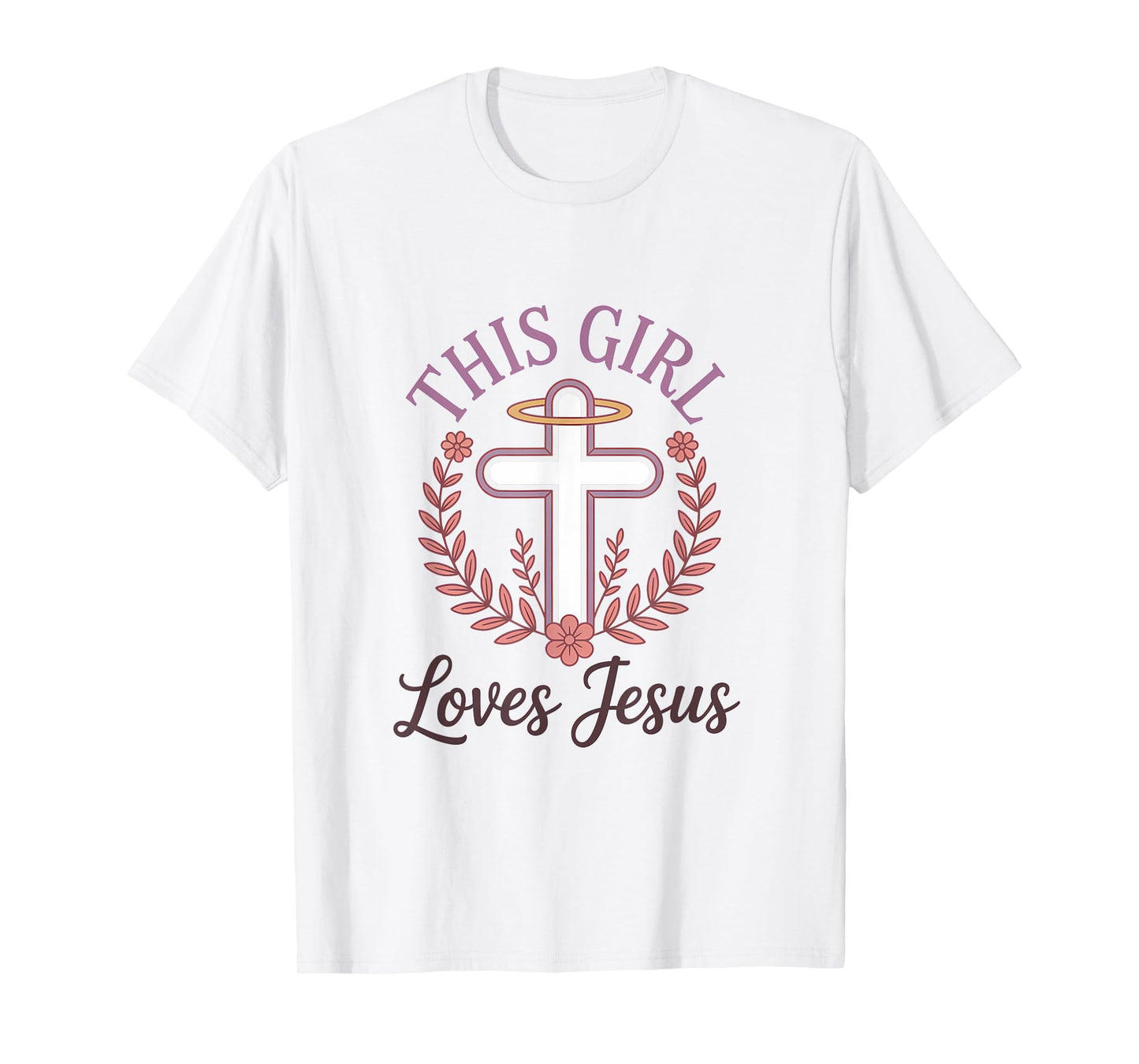 This Girl Loves Jesus Christian Girl Jesus T-Shirt