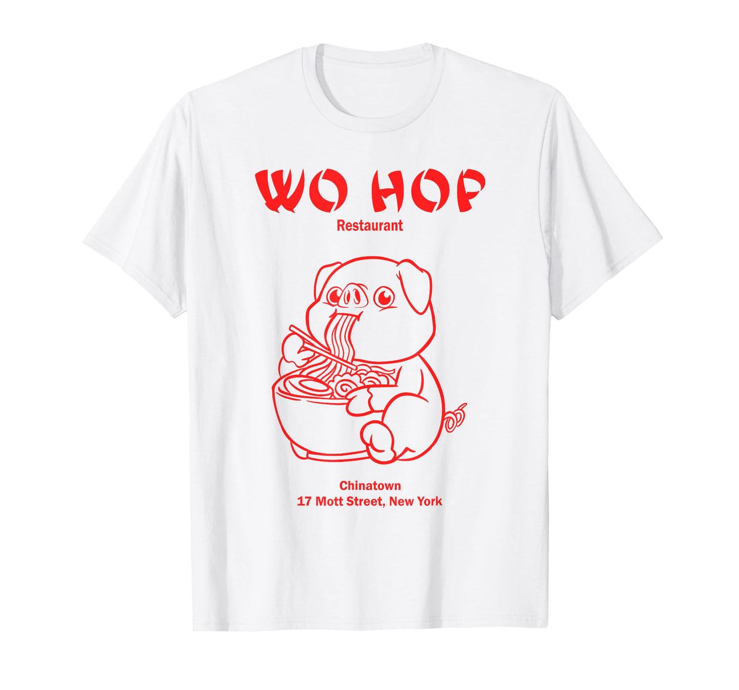Pig Wo hop Restaurant Clasic Chinatown T-Shirt