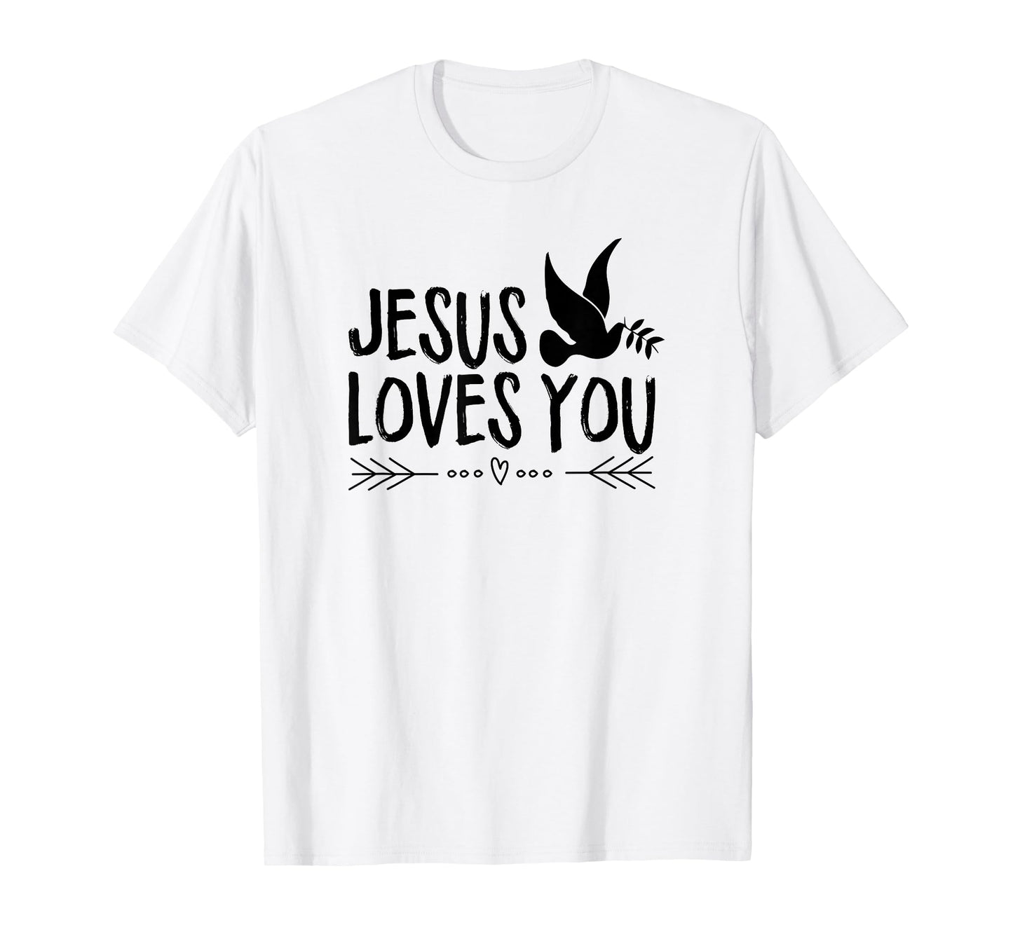 Jesus Saves Light of The World Faith Prayer Circle T-Shirt