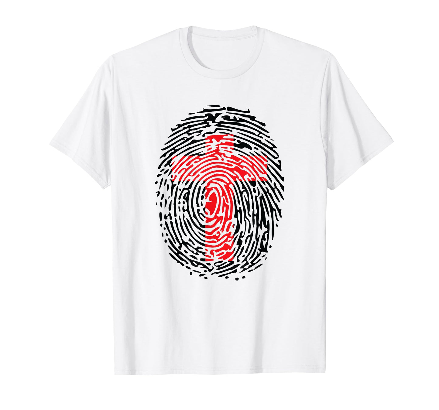 Christian Cross Fingerprint of Christ T-Shirt