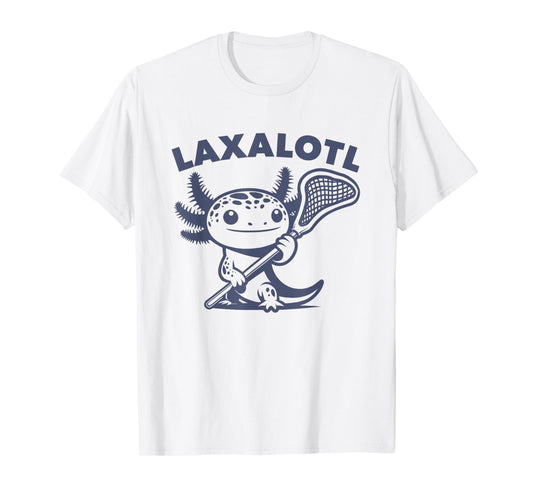 Lacrosse LAX Laxalotl Kids Men Women Lacrosse Player T-Shirt