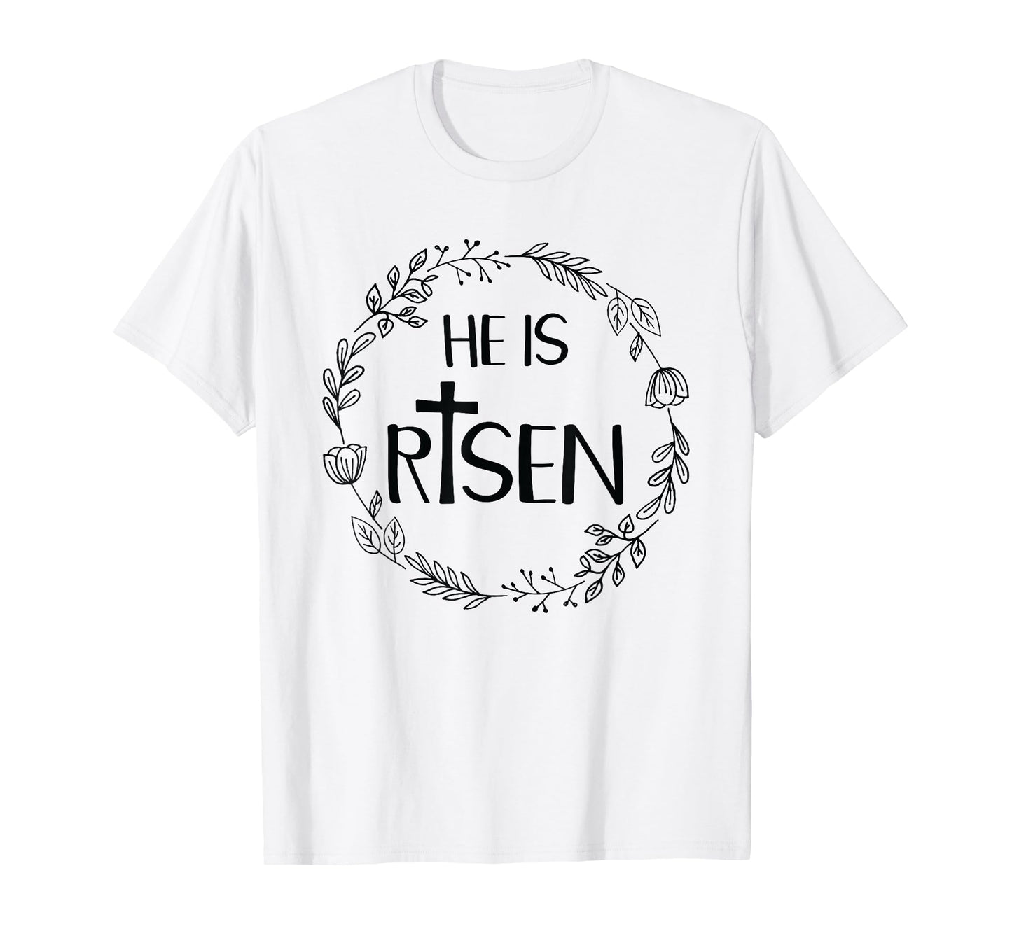 He Is Risen Shirt For Christians Happy Easter Jesus T-Shirt