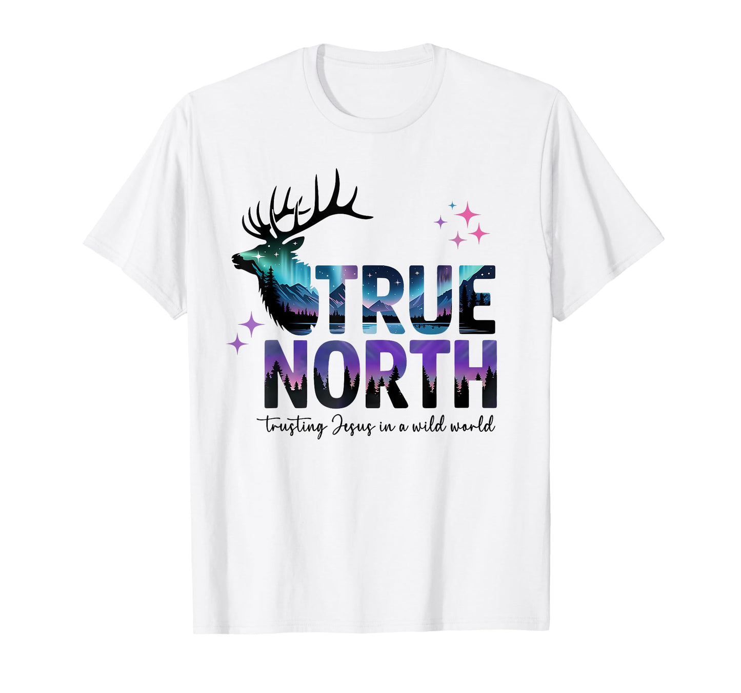 True North Trusting Jesus In A Wild World Magnified VBS 2025 T-Shirt