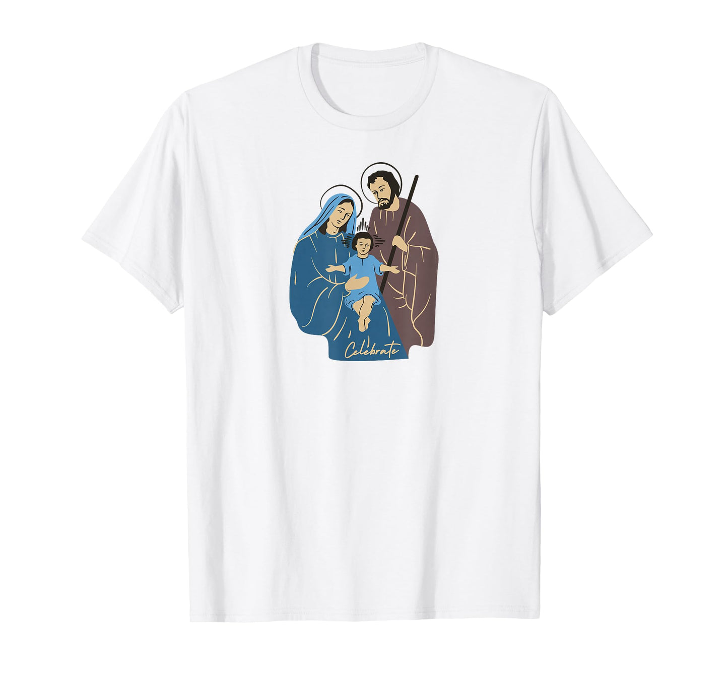 Jesus and Family Invite You to Celebrate Christmas T-Shirt