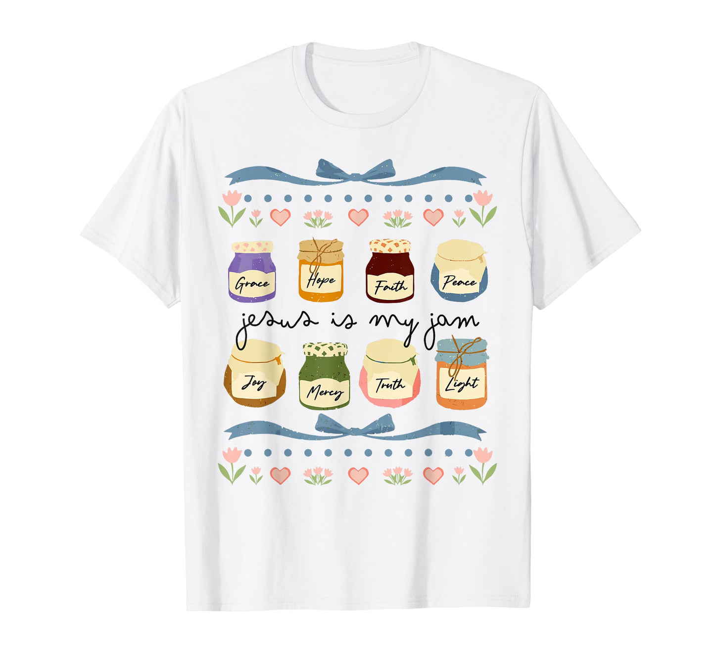 Jesus is My Jam I'm Here to Spread It Christian Faith God T-Shirt