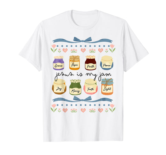 Jesus is My Jam I'm Here to Spread It Christian Faith God T-Shirt