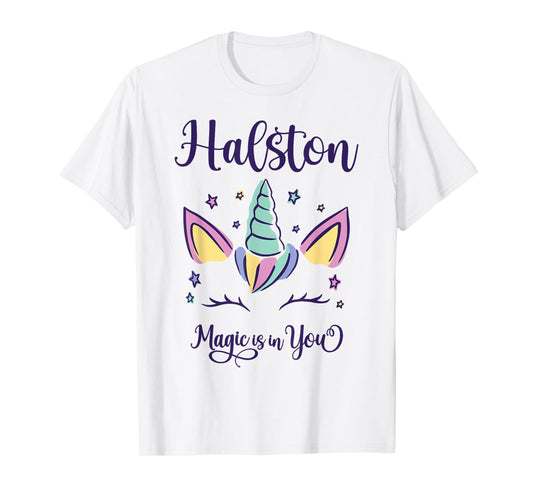 First Name Halston Personalized Halston T-Shirt