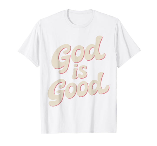 Teen Girl God Is Good Pink Christian Jesus Sister Daughter T-Shirt