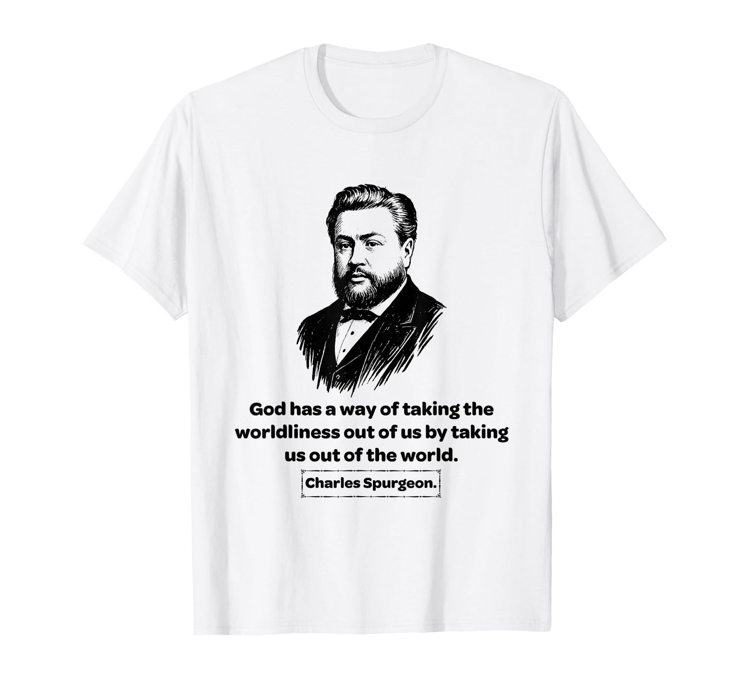 Charles Spurgeon Baptist God Has a Way Men Women Gift T-Shirt